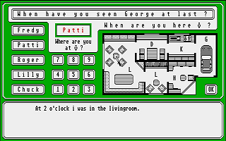 Sherlock Holmes atari screenshot